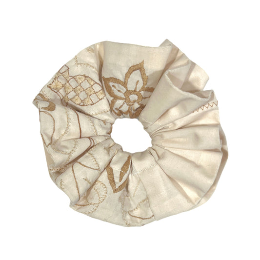 Pippins Scrunchie floral natural