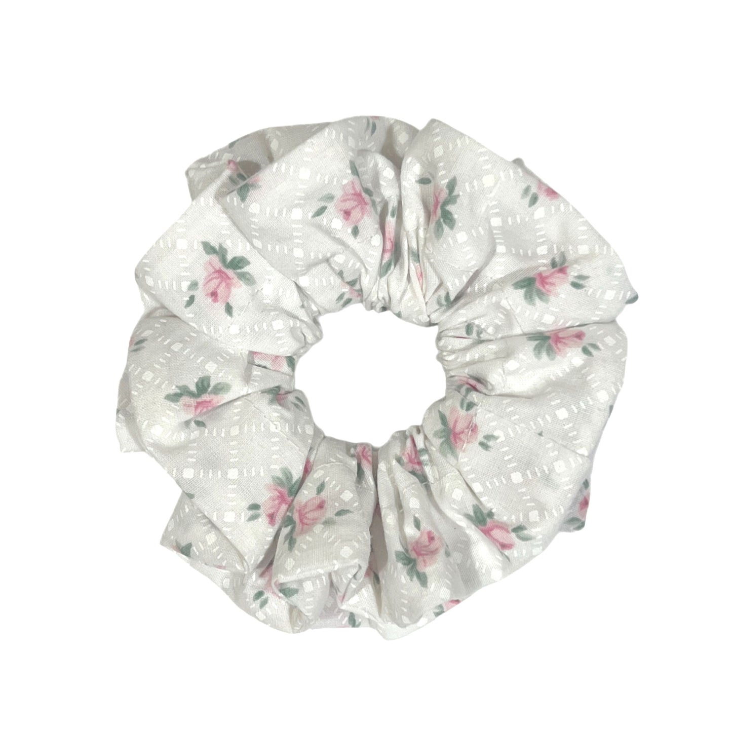 Pippins Scrunchie pink flowers
